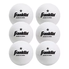 Pelotas De Ping Pong 6 Unidades 38mm Franklin