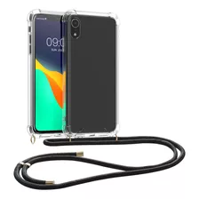 Kwmobile Crossbody - Carcasa Para iPhone XR (poliuretano Ter