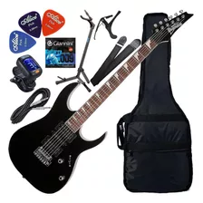 Kit Guitarra Ibanez Gio Grg-170dx Hsh Black Night Bkn Gx02