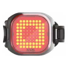 Luz Trasera Bici Knog Mini Blinder Square Recargable 25 Lume Color Rojo