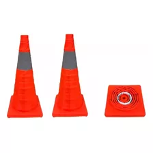 Cono De Seguridad Vial Retractil, Carretera De 60cm X 2unid