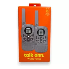 Set De 2 Radios Walkie Talkie Talk Onn 16 Millas De Rango 