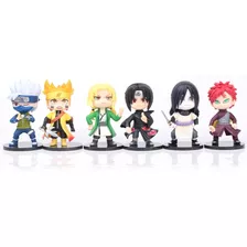 Set De 6 Figuras Naruto M7 Anime De Colección Medianas 