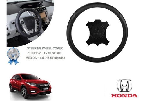 Funda Cubrevolante Negro Piel Honda Hr-v 2018 Foto 2