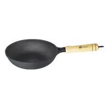 Frigideira Wok Ferro Fundido Santana 24 Cm