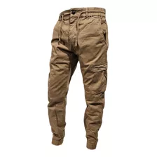 Pantalon Jogger Cargo Hombre Gabardina Premium Oldtown Polo