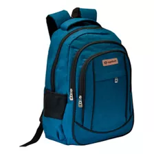 Mochila 4 Cierres Azul Oscuro Apriori