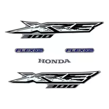 Cartela Jogo Adesivos Completo Honda Xre 300 Ano 2010 A 2023
