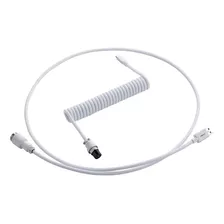 Cable De Teclado En Espiral Cablemod Pro (blanco Glaciar, Us