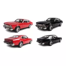 Ford Maverick 1974 Clasico Rines Deportivos Motor Max 1/24