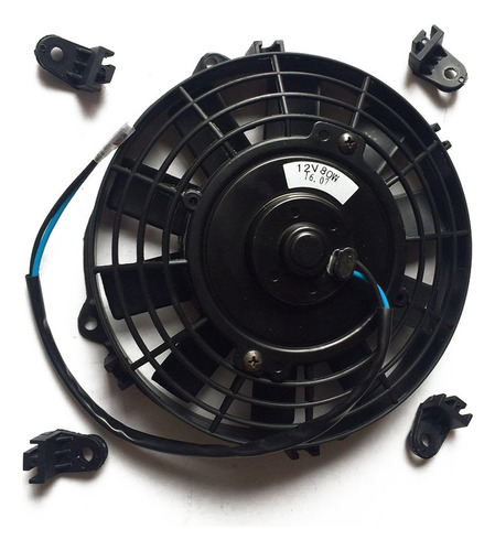 Mini Ventilador Elctrico De 8 Pulgadas 12v Radiador Aceite Foto 8