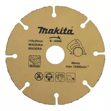 Disco De Serra Para Madeira 110x20mm - B-40668 - Makita