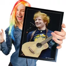 Poster Quadro Com Moldura Ed Sheeran 05 A4 30x21cm