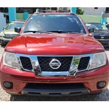 Camioneta Nissan Frontier Gasolina 4wd Roja 2017 Doble Cabin