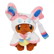 Peluche Pokémon Eevee Disfrazado De Sylveon Cosplay 21 Cm