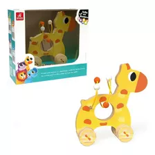 Brinquedo Didático Madeira Montanha Baby Safari Girafa
