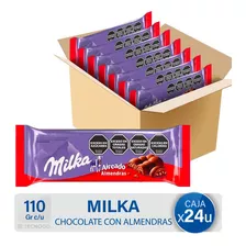 Caja Chocolate Milka Leger Almendrado Aireado Negro Pack
