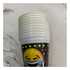 Paquete De 10 Vasos De Cumple De Emoji