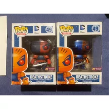 Funko Pop! Deathstroke #49 Normal Y Metálico. Dc Comics Px