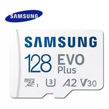 Samsung Evo Plus + 128 Gb V30 130 Mb/s Microsd