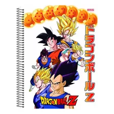 Caderno Universitário 10 Matérias Dragon Ball 160fls Sd 03