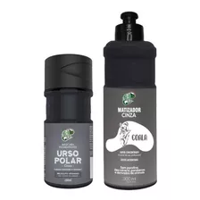 Kit Matizador Cinza Coala + Urso Polar 150ml Kamaleão Color