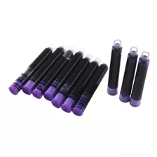 Cartucho De Tinta Para Pluma Fuente - 2.6mm - 10 U. - Morado