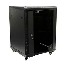 Navepoint 15u Wall Mount Server Data Cabinet 24 Inch Depth