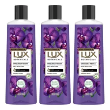 Kit 3 Sabonetes Líquidos Lux Botanicals Orquídea Negra 250ml