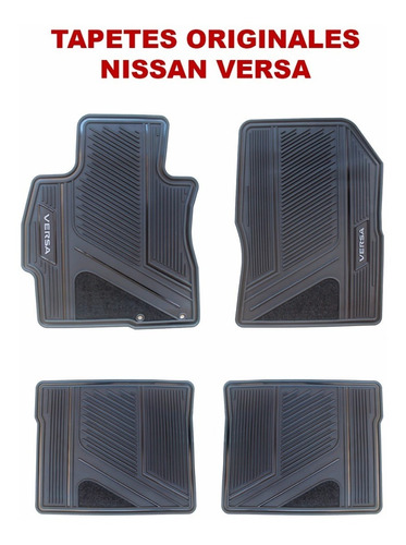 Tapetes Originales Nissan Versa 2012-2019 Uso Rudo LG Foto 7