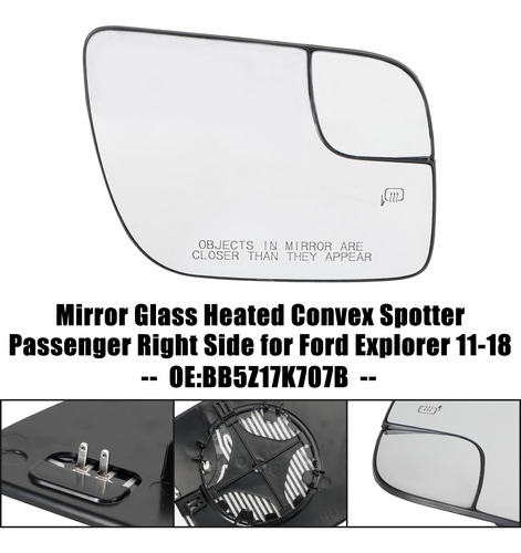 Espejo Trmico Observer Para Ford Explorer 11-18 Foto 7