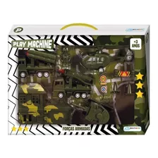 Brinquedo Play Machine Playset Forças Armadas - Br1425