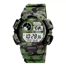 Reloj Tressa Space Hombre Digital Sumergible 50 Metros