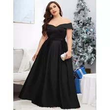 Vestido De Dama De Honor De Hombros Descubiertos Maxi