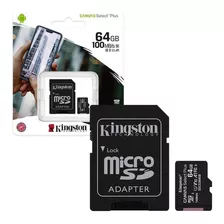 Memoria Micro Sd Kingston 64gb Canvas Select Plus C10 Origin