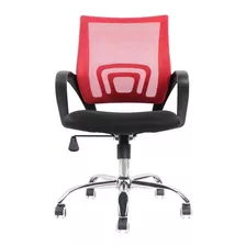 Cadeira Escritório Diretor Pelegrin Pel-cr11 Preta/vermelha