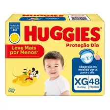 Fralda Huggies Proteção Diaria Hiperzinha Xg 48 Unidades