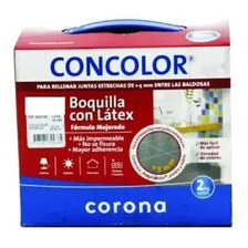 Boquilla Porcelana Con Latex Corona 2 Kg Negra Antihongos