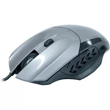 Mouse Óptico Gamer Precision Usb 1600dpi Cinza Mg-06 - Evus