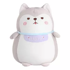 Pelúcia Miniso Husky Sakura Cinza