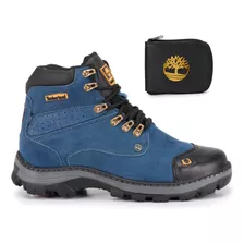 Bota Lançamento Masculina Timberland 100% Couro Palmilha Gel