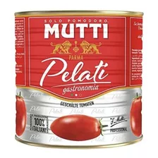 Lata De Tomate Mutti Pomodoro Pelati 2500 Gr.