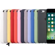 Funda Para Iph 7 Plus 8 Plus Orig Case Silicona + Vidrio 9d