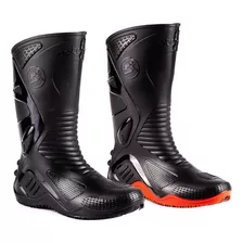 Bota Chuva Impermeável Moto Motociclista Motoqueiro Motoboy