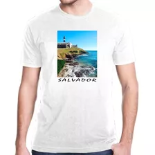 Camiseta Estampa Cidade Turismo Salvador Bahia 38