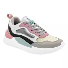 Tenis Chunky 360 Brussels Color Blanco Para Mujer Tx2