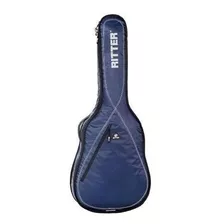 Funda Guit Clasica Ritter Rgp2-c-blw Bolsillos Azul Cuo