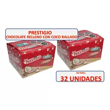 Prestigio 32 Unidades Chocolate Nestlé Coco 2 Cajas 560g C/u