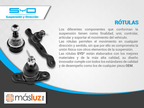 2- Rtulas Delanteras Inf Hyundai Elantra 2008/2012 Syd Foto 4