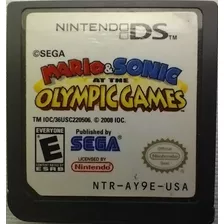 Mario & Sonic At The Olympic Games Nintendo Ds Original